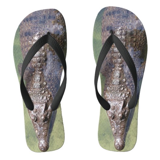 Alligator teenslippers (Voetbed)