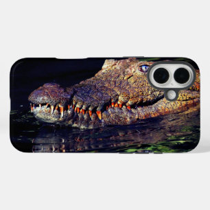 Alligator-telefoondraagtas iPhone 16 Plus Hoesje