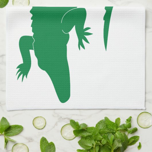 Alligator Theedoek (Gevouwen)