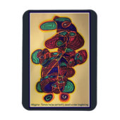 Alligator Totem Magnet Magneet (Verticaal)