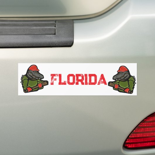 ALLIGATOR TRUMP 2025 BUMPERSTICKER (Op auto)