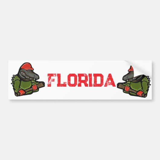 ALLIGATOR TRUMP 2025 BUMPERSTICKER (Voorkant)