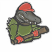 ALLIGATOR TRUMP 2025 STICKER (Voorkant)
