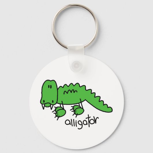 Alligator Tshirts en Gifts Sleutelhanger (Voorkant)
