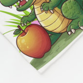 Alligator tuin gepersonaliseerd fleece deken (Hoek)