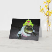 Alligator Verjaardag Kaart (Gele Bloem)