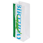 Alligator Verjaardag Wijnzak Wijn Cadeautas (Achterkant Gekanteld)