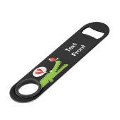 Alligator Verliefd Bar Sleutel Speed Flessenopener (Voorkant Gekanteld)