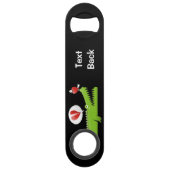 Alligator Verliefd Bar Sleutel Speed Flessenopener (Achterkant)