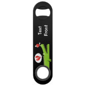 Alligator Verliefd Bar Sleutel Speed Flessenopener (Voorkant)