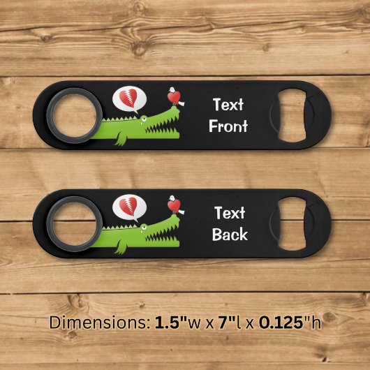 Alligator Verliefd Bar Sleutel Speed Flessenopener
