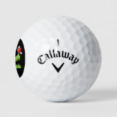 Alligator verliefd golfballen (Logo)