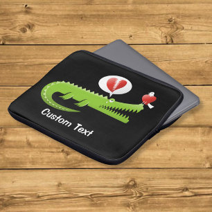Alligator Verliefd Laptop Sleeve