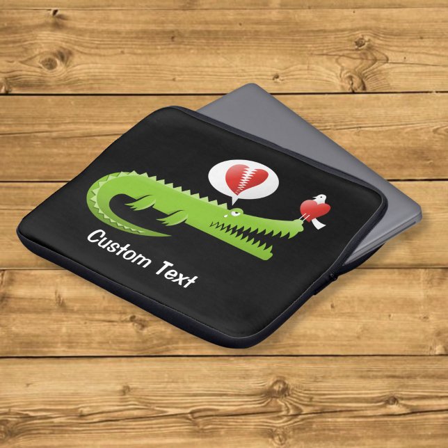 Alligator Verliefd Laptop Sleeve (Creator heeft geüpload)
