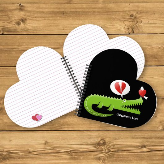 Alligator verliefd notitieboek