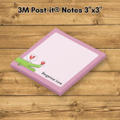 Alligator verliefd post-it® notes
