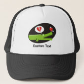 Alligator Verliefde Truckerhoed Trucker Pet (Voorkant)