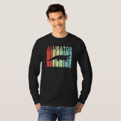 Alligator Vintage Unisex T-shirt (Voorkant volledig)