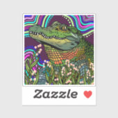 alligator-vinyl-Sticker Sticker (Vel)
