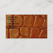 Alligator Visitekaartje (Achterkant)