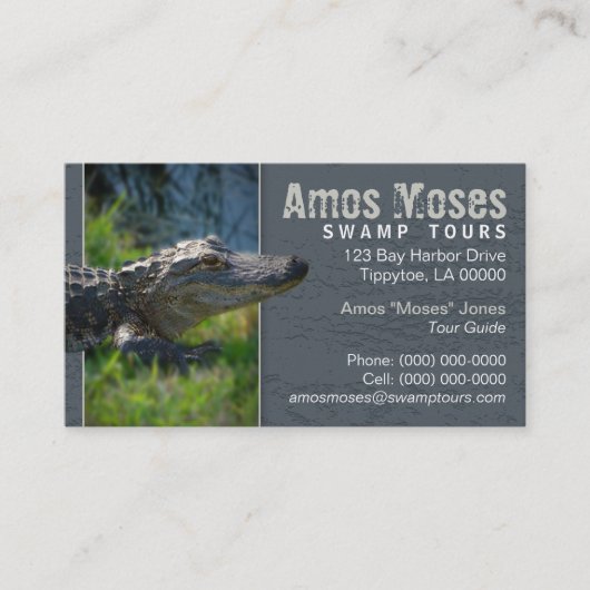 Alligator Visitekaartje (Voorkant)