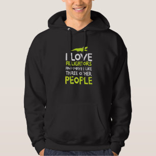 Alligator voor ideeënreptielalligator hoodie