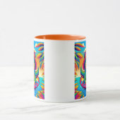 Alligator, vrolijk in boeien. mok (Midden)