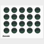Alligator ~ Wat zit er in de Donker? Ronde Sticker (Vel)