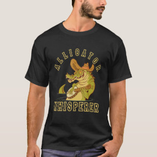 Alligator Whisperer voor reptielen en banjo-ventil T-shirt