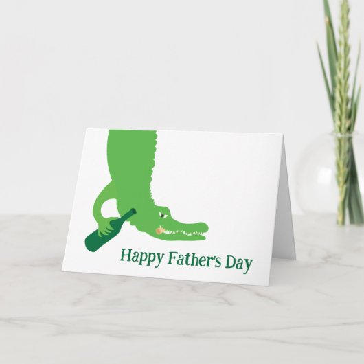 Alligator Wijn Kaart (Voorkant)