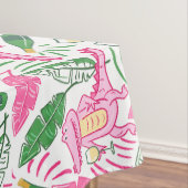 Alligator Wine Pink Green Preppy Tafelkleed (Voorbeeld)