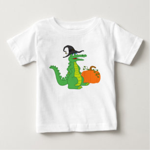 Alligator Witch met Halloween Pumpkin
