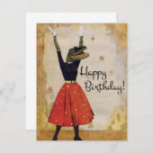Alligator Women Happy Birthday (Voorkant / Achterkant)