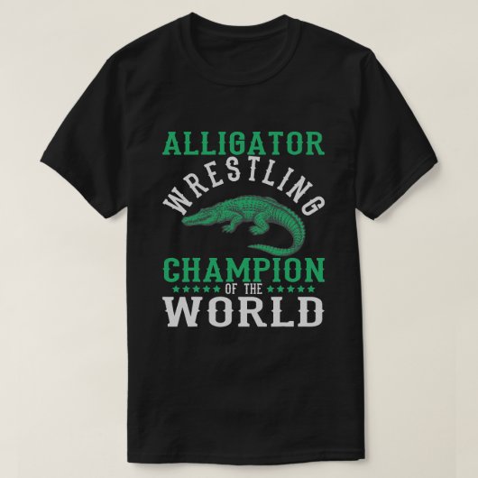 Alligator Wrestling Gator Wrestling Alligator T-shirt (Design voorkant)