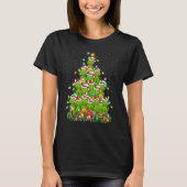 Alligator  Xmas Lights Santa Alligator Christmas T T-shirt (Voorkant)