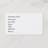 Alligator zonnopend in het meer visitekaartje (Achterkant)