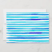 Alligator zwembad verjaardagsfeestje uitnodiging (Achterkant)