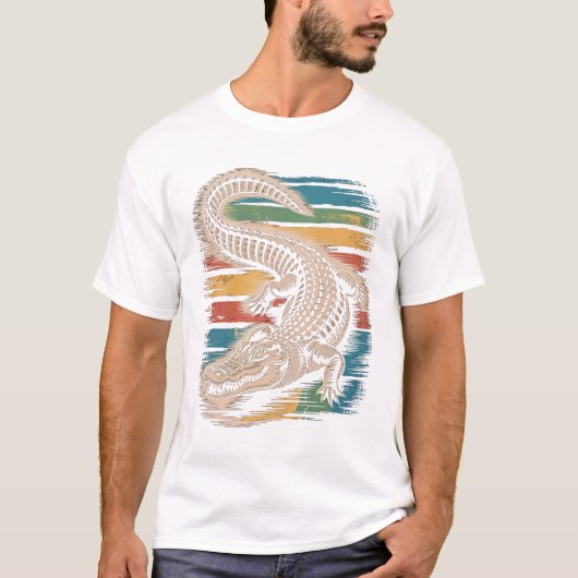 alligatordier t-shirt (Voorkant)