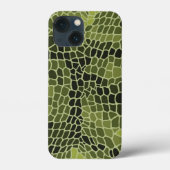 alligatordruk krokodilhuid Case-Mate iPhone case (Achterkant)