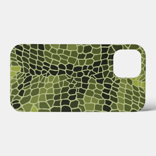 alligatordruk krokodilhuid Case-Mate iPhone case (Achterkant (horizontaal))