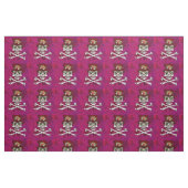 Alligatoreierige schedel stof (Fat Quarter)
