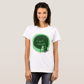 alligatorgroen t-shirt (Voorkant volledig)