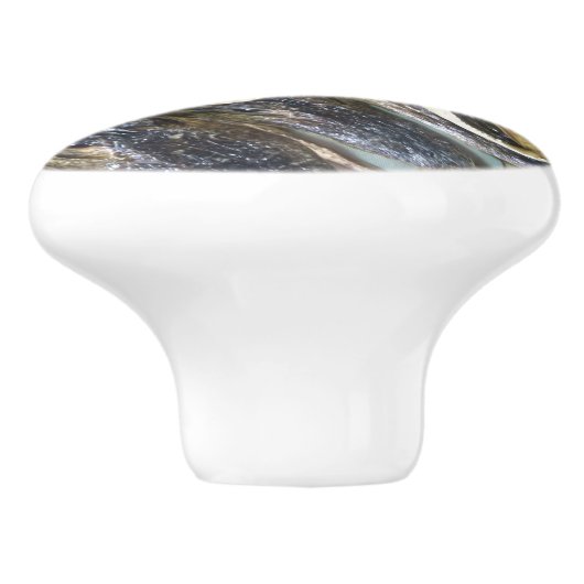 Alligatorhoofd Keramische Knop (Zijkant)