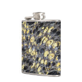 Alligatorhuid Kolf (foto) Heupfles (Links)