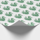 alligatorinpakpapier cadeaupapier (Hoek)