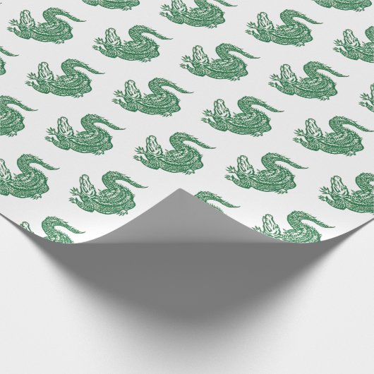 alligatorinpakpapier cadeaupapier (Hoek)