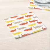 alligatoronderzetters kartonnen onderzetters (Schuin)