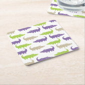 alligatoronderzetters kartonnen onderzetters (Schuin)