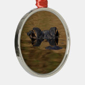 alligatoroppervlak metalen ornament (Rechts)