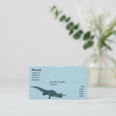 Alligatorprofielkaart Visitekaartje (Staand voorkant)